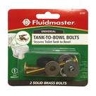 Kit de parafusos de tanque para tigela Fluidmaster 6101, latão sólido
