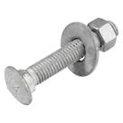 Kit de parafusos de transporte Makers Bolt 1/2 x 8,9 cm galvanizado (pacote com 25)