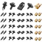 Kit de parafusos e parafusos para carro Uolor 100PCS Metal Clips Fasteners Kit de parafusos e parafusos para carro Uolor 100PCS Metal Clips Fasteners