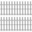 Kit de parafusos e porcas de transporte Zonon 25 Sets 1/4-20 x 75mm
