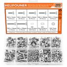 Kit de parafusos e porcas HELIFOUNER M4 x 5 mm/6 mm/8 mm/10 mm/12 mm/16 mm/20 mm