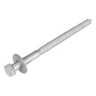 Kit de parafusos Lag Makers Bolt 1/2 x 20 cm com 25 parafusos e 25 arruelas