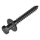 Kit de parafusos Lag Parafusos Makers Bolt 3/8 x 3 (pacote com 50) Cerâmica preta