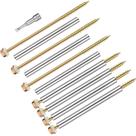 Kit de Parafusos para Calha Zepkouel 18 cm em Aço Inoxidável, 12 Peças Kit de Parafusos para Calha Zepkouel 18 cm em Aço Inoxidável, 12 Peças