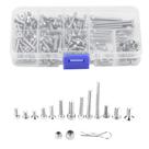 Kit de parafusos RC Dilwe Metal em aço inoxidável com caixa para Traxxas
