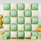 Kit de parede de balão FEYG Matte Mint Green and Bege 48 cm 25 unidades