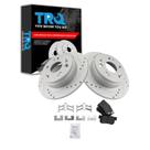 Kit de pastilhas de freio e rotor TRQ compatível com Honda CR-V 2002-2004 Kit de pastilhas de freio e rotor TRQ compatível com Honda CR-V 2002-2004