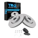 Kit de pastilhas de freio e rotor TRQ para Honda CR-V 2012-2015 Front