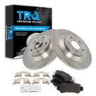 Kit de pastilhas de freio e rotor TRQ semimetálico traseiro Mazda CX-5