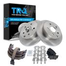 Kit de pastilhas de freio e rotor TRQ traseiro semimetálico para Lexus HS250h Kit de pastilhas de freio e rotor TRQ traseiro semimetálico para Lexus HS250h