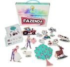 Kit de Peças Magnéticas para Lousa - Tema Fazenda