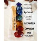 Kit de Pedras Naturais Chakras 7 Cristais Kit de Pedras Naturais Chakras 7 Cristais