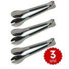 Kit de Pegador de Inox 20cm Multiuso Salada Carne Frios Salgado