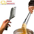 Kit de Pegadores para Massa Empratar Macarrão Espaguete em Inox