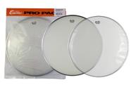 Kit de Peles Remo 14 POL AMASSADOR POROSA/ HAZY EN-BS14-PP