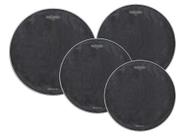 Kit de Peles Williams SoundLess Silent Mesh 12, 13, 16, 14 (caixa) estude em silêncio compatível