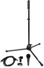 Kit de performance de palco Shure PGA58 com microfone, cabo XLR e suporte