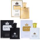 Kit de Perfumes Masculinos A CENTER King D 3x100 ml EDP Kit de Perfumes Masculinos A CENTER King D 3x100 ml EDP