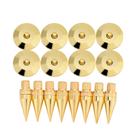 Kit de Pés Antivibração Chazcool - 8 Pares de Copos de Cobre (36mm)