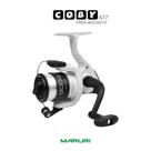 Kit de pesca coby molinete 1 rolamento + vara de pesca inteiriça 1,35 m com linha maruri