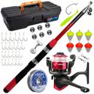 Kit De Pesca Completo Barato 1 Vara 1 Molinete E Acessorios Kit De Pesca Completo Barato 1 Vara 1 Molinete E Acessorios