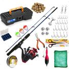 Kit De Pesca Completo Vara 10 Kg Molinete Maleta