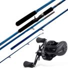 Kit de Pesca Vara 2,40m 40lbs + Carretilha Black Tamba BT11 Esquerda