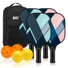 Kit de Pickleball Beives USAPA em Fibra de Vidro com 4 Raquetes e 4 Bolas Kit de Pickleball Beives USAPA em Fibra de Vidro com 4 Raquetes e 4 Bolas