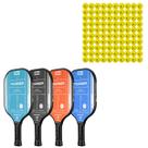 Kit de Pickleball JOOLA com 4 Raquetes para Treinamento Bola de Pickleball JOOLA Primo
