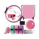 Kit De Pilates E Yoga Com 10 Peças: Cinto De Alongamento, Bola E Cinto De Resistência Equipamento Kit De Pilates E Yoga Com 10 Peças: Cinto De Alongamento, Bola E Cinto De Resistência Equipamento