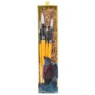 Kit De Pincéis Amarelo Himi Para Guache 5 Unidades Kit De Pincéis Amarelo Himi Para Guache 5 Unidades