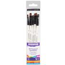 Kit de Pincéis Daler Rowney Graduate Chato 5 Peças