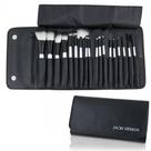 Kit de Pincéis Maquiagem 18 Peças Profissional Com Estojo Maquiadora