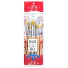 Kit de Pincéis para Stencil Castelo - 8 Unidades