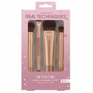 Kit de Pincéis Real Techniques Metalchic com Pincéis e Estojo Reutilizável