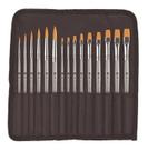 Kit de Pincéis Sinteticos e Kit Cis Graf Brush Set 15 Un.