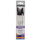 Kit de Pincéis Sintéticos Misto Daler Rowney 05 Unidades 212550002 Kit de Pincéis Sintéticos Misto Daler Rowney 05 Unidades 212550002