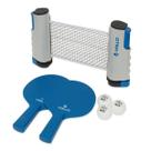Kit de Ping Pong 6 Peças Rede Bolas Raquetes Bolsa de Malha Tênis de Mesa Vollo