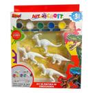 Kit de Pintura Art Craft Dinossauros 4 Pçs Mod 1 - Zoop Toys