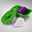 Kit de Pintura com Almofadas e Bandeja para Paredes e Acabamentos Kit de Pintura com Almofadas e Bandeja para Paredes e Acabamentos