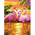 Kit de pintura de diamante LYKEJI Flamingo Pattern para adultos