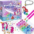 Kit de Pintura de Diamantes BRYTE Gem Art - Sereia Unicórnio para Crianças