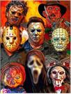 Kit de pintura de diamantes Bysincy Halloween Horror 5D Full Drill