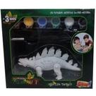 Kit de Pintura Dinossauro Estegossauro Coleção Dino Paint Zoop Toys ZP00152