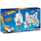 Kit De Pintura Hot Wheels Tintas e Telas - Fun