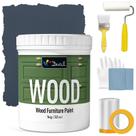 Kit de pintura para móveis de madeira DWIL 950ml Matte Bronze Blue