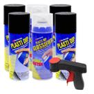Kit de Pintura Plasti Dip para Aros Preto com Pistola de Spray