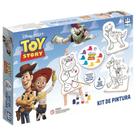 Kit De Pintura Toy Story Com Cavalete 4 Telas Para Pintar Original Disney Pixar Nig