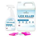 Kit de piolhos Hygea Natural com pente com lupa e spray para piolhos