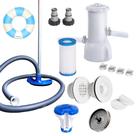 Kit de Piscina para Tanque de Aço Swimmly com Bomba Filtro 1000 GPH Kit de Piscina para Tanque de Aço Swimmly com Bomba Filtro 1000 GPH